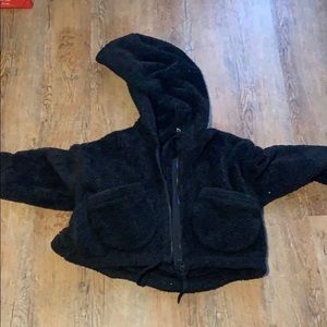 Gymshark fuzzy cropped hoodie